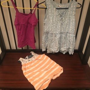 **Girls tank tops - 3 in the lot